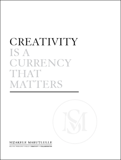 creativity is a curency that matters cover